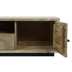 Solid Wood Natural Modern Tv Unit for Home