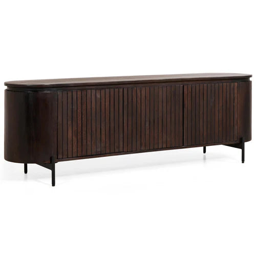 Tatvaacasa TV Cabinet Dark Brown