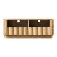 Linea Casa 120cm TV Unit with Drawers, Silver Oak