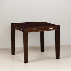 Sheesham Wood 2 Seater Dining Table In Teak Finish