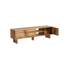Tatvaacasa Rustique Natural Wood Media Console