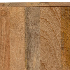 Tatvaacasa Rustique Natural Wood Media Console
